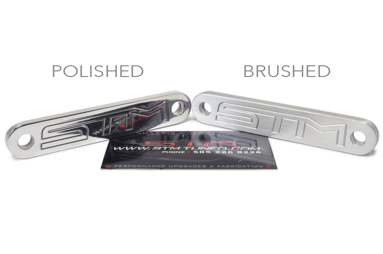 STM Small Battery Tray Polished vs Brushed Finish