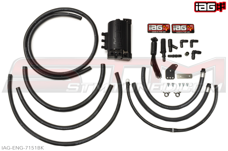 IAG-ENG-7151BK IAG WRX/STi Performance Street Series Air / Oil Separator