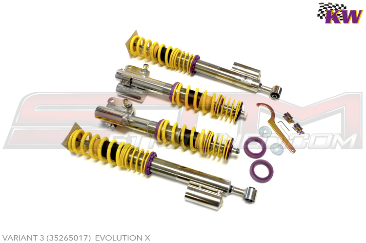 KW Coilover Kit V3 (35265017) 2008-2015 Mitsubishi Lancer Evolution X