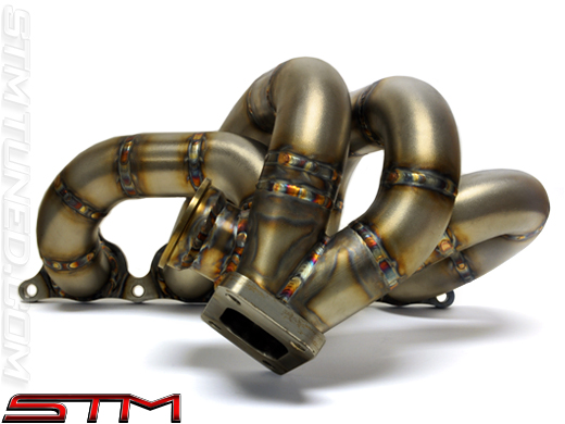 STM FRONT   FACING TURBO MANIFOLD EVO 8   9  